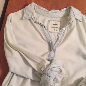 Light Wash Denim Shirt